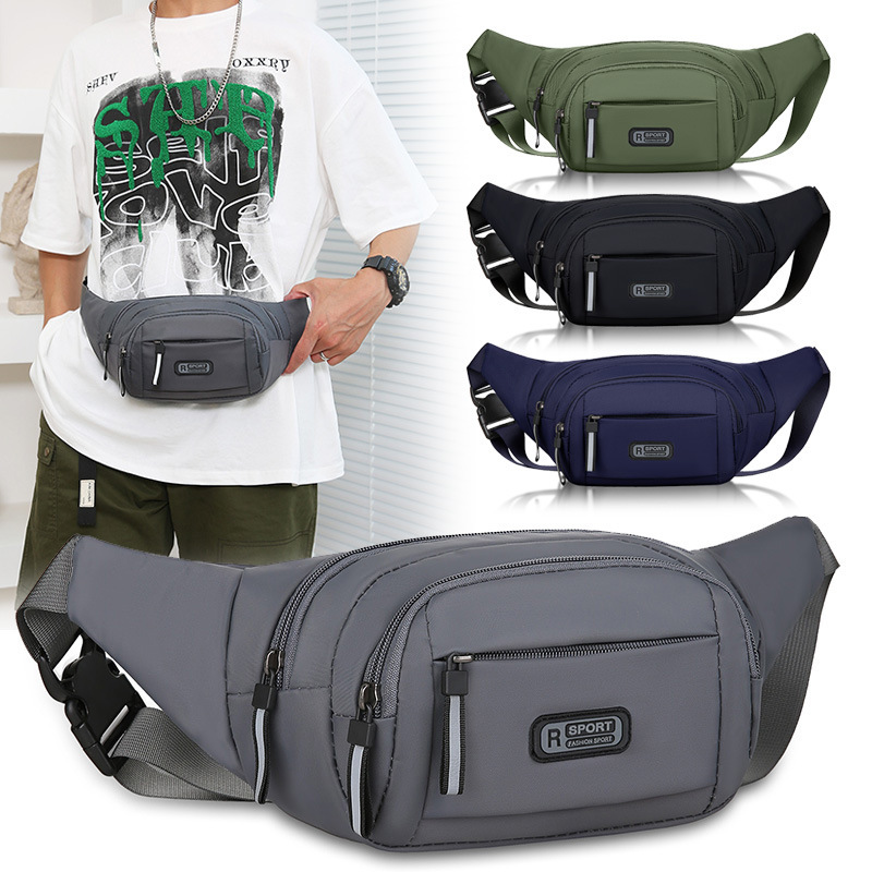 New Style Waist Bag for Men and Women, Sports Running Mobile Phone Bag, Multi-Functional Construction Site Work Bag, Business Cashier Wallet