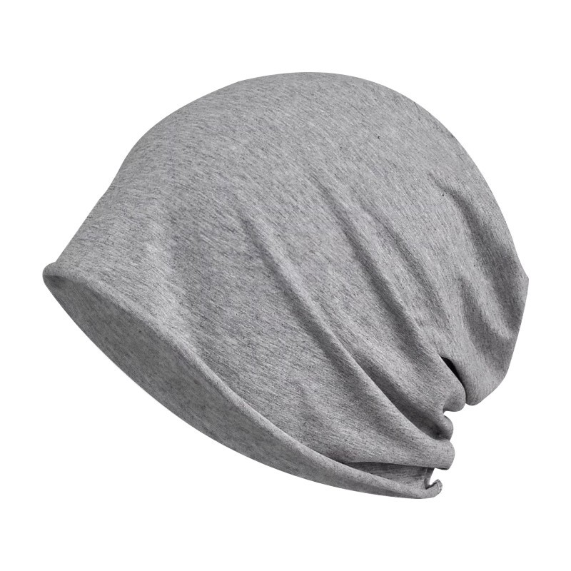 Thin Pullover Cap Women's Cotton Spring and Summer Curled Single Layer Capping All-match Fashion Maternal Moon Heap Pure Baotou Cap