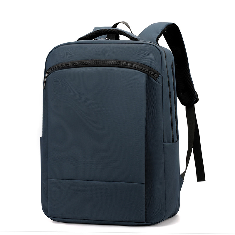 Cross-Border New Backpack Men's Casual Business Commuting Computer Backpack Simple Large Capacity Multi-Functional Travel Bag