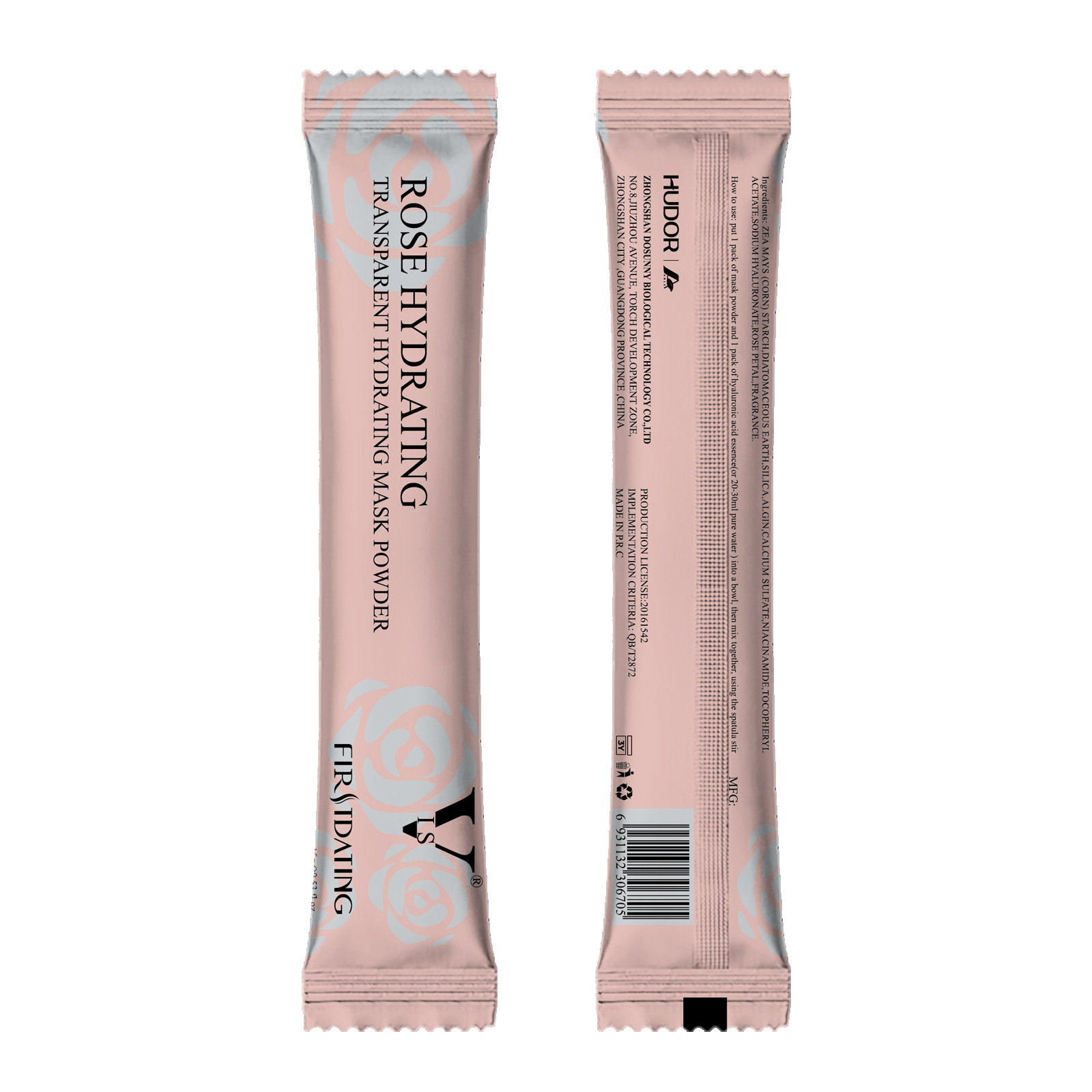 Rose transparent rose petals moisturizing mask powder beauty salon smear gel soft film powder hydrating foreign trade