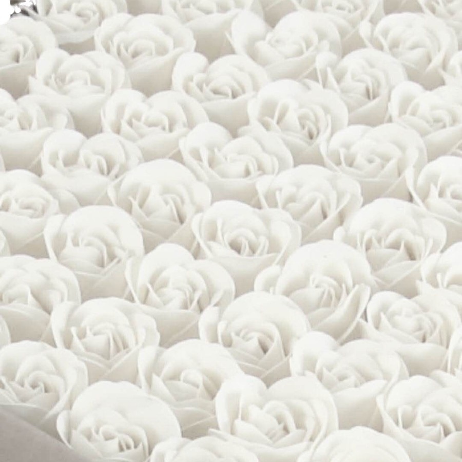 Yiwu Source Manufacturer Wholesale Without Base, 4.0/3.5cm Soap Flower Soap Flower Head, Rose Flower Head,