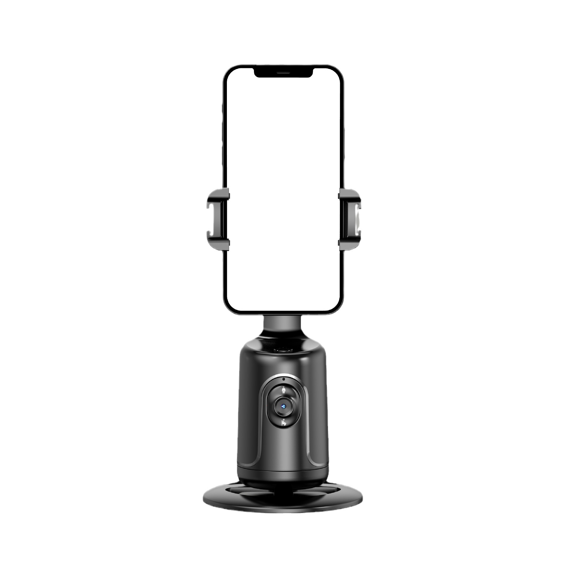 Cross-border 360 smart camera head artifact APP-free video shooting live AI recognition face tracking stabilizer