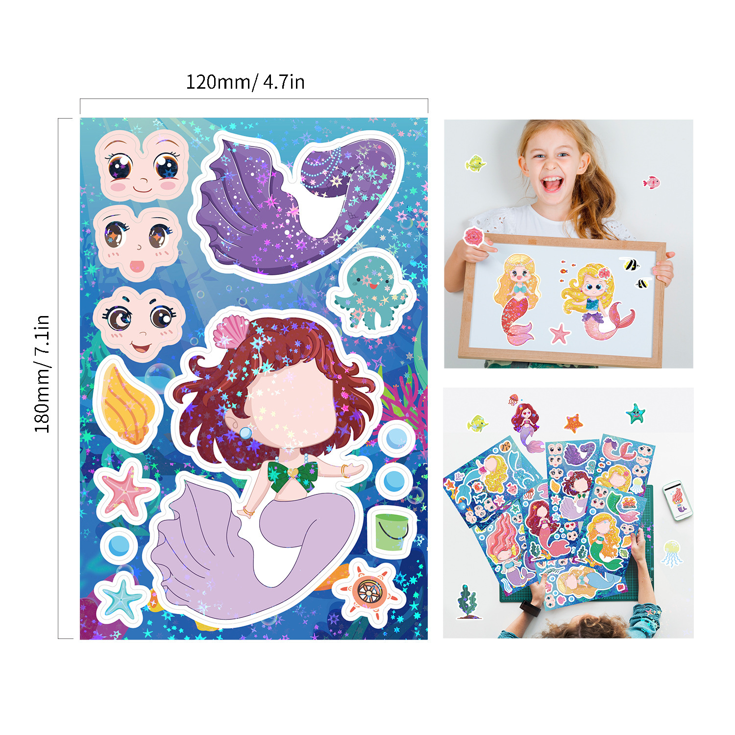 Various Stickers Customized Cross-Border Vinyl Waterproof Transparent Pvc Sealing Stickers Logo Self-Adhesive Labels Customized