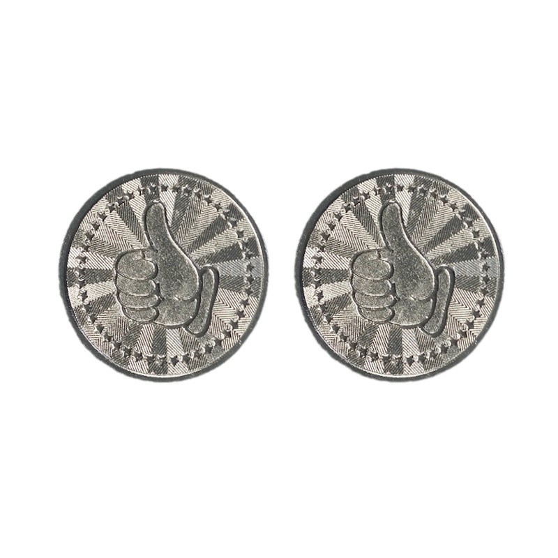 Wholesale rabbit king anti-counterfeiting coin game machine token game hall stainless steel coin video game city game coin custom processing