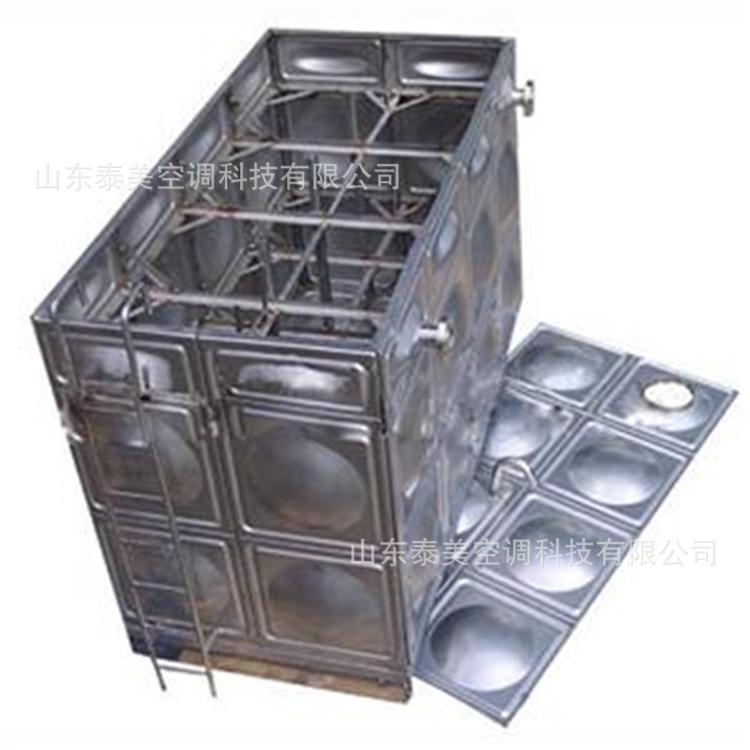Large-Capacity Square Fire-Fighting Stainless Steel Water Tank Combined Engineering Welding Box Insulation Thickened Stainless Steel Water Tank