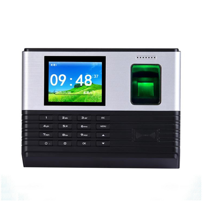Fingerprint Attendance Machine, Employee Check-In and Check-Out Machine, Cross-Border Multi-Language Check-In Machine