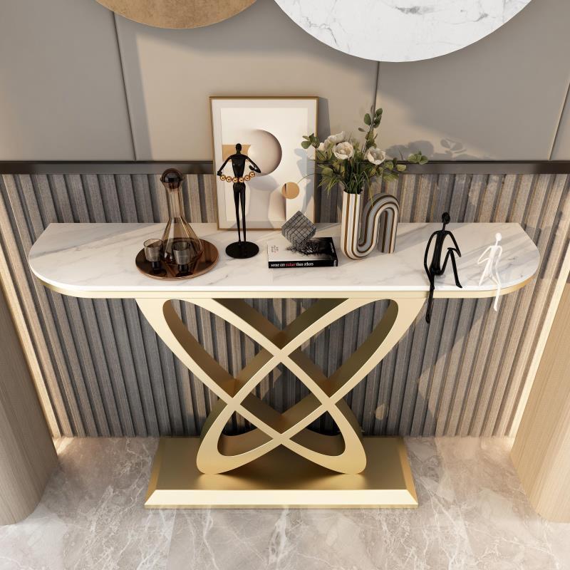 Итальянский стиль легкий роскошный каменный стол креативный входной стол современный минималистичный входной коридорный стол для гостиной