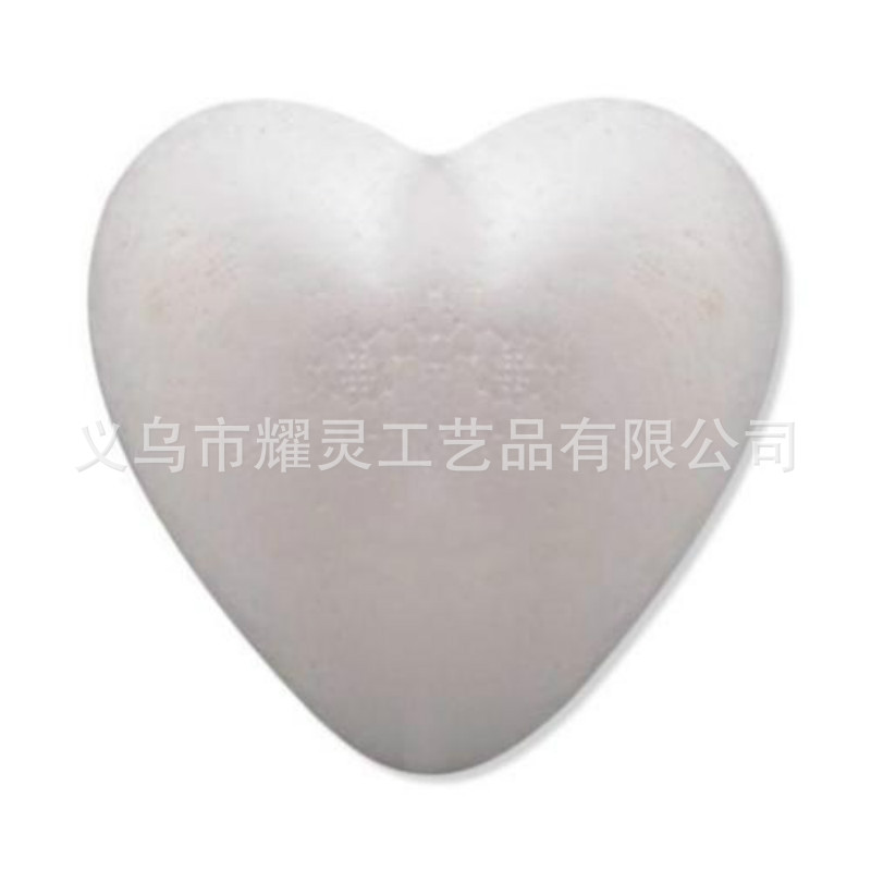 Factory Direct Supply Eps Solid Peach Heart 2Cm-16.5Cm Valentine's Day DIY Decoration Styrofoam Wedding Supplies