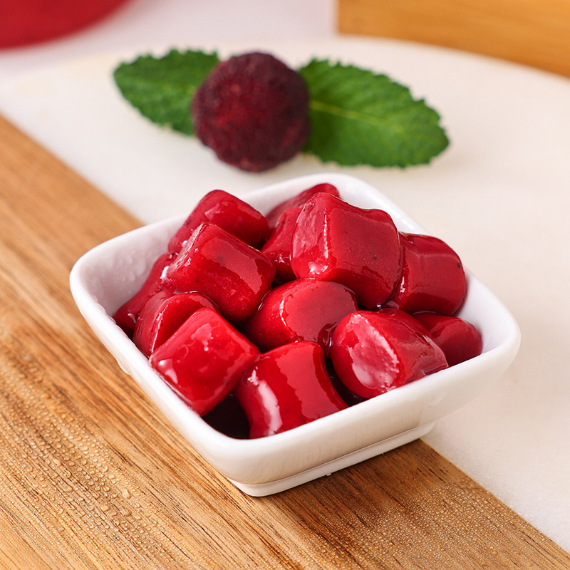 Internet Celebrity Bayberry Ice Glutinous Rice Balls Glutinous Rice Balls Stall Materials Ice Powder Mango Green Taro Balls Fruit Balls Packaging