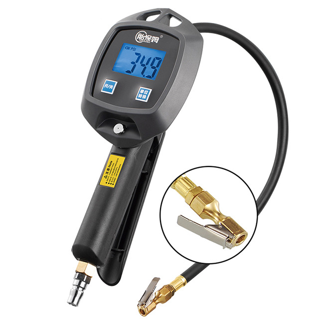 [Factory direct] tire inflation meter tire pressure gauge pressure gauge digital display automobile tire pressure gauge tire pressure gun