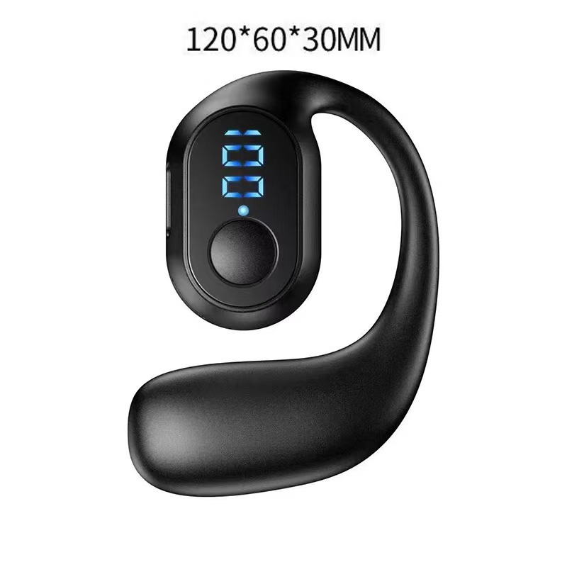 The new touch-sensitive Bluetooth headset with screen display has long battery life and high power wireless sports headset without pain for a long time
