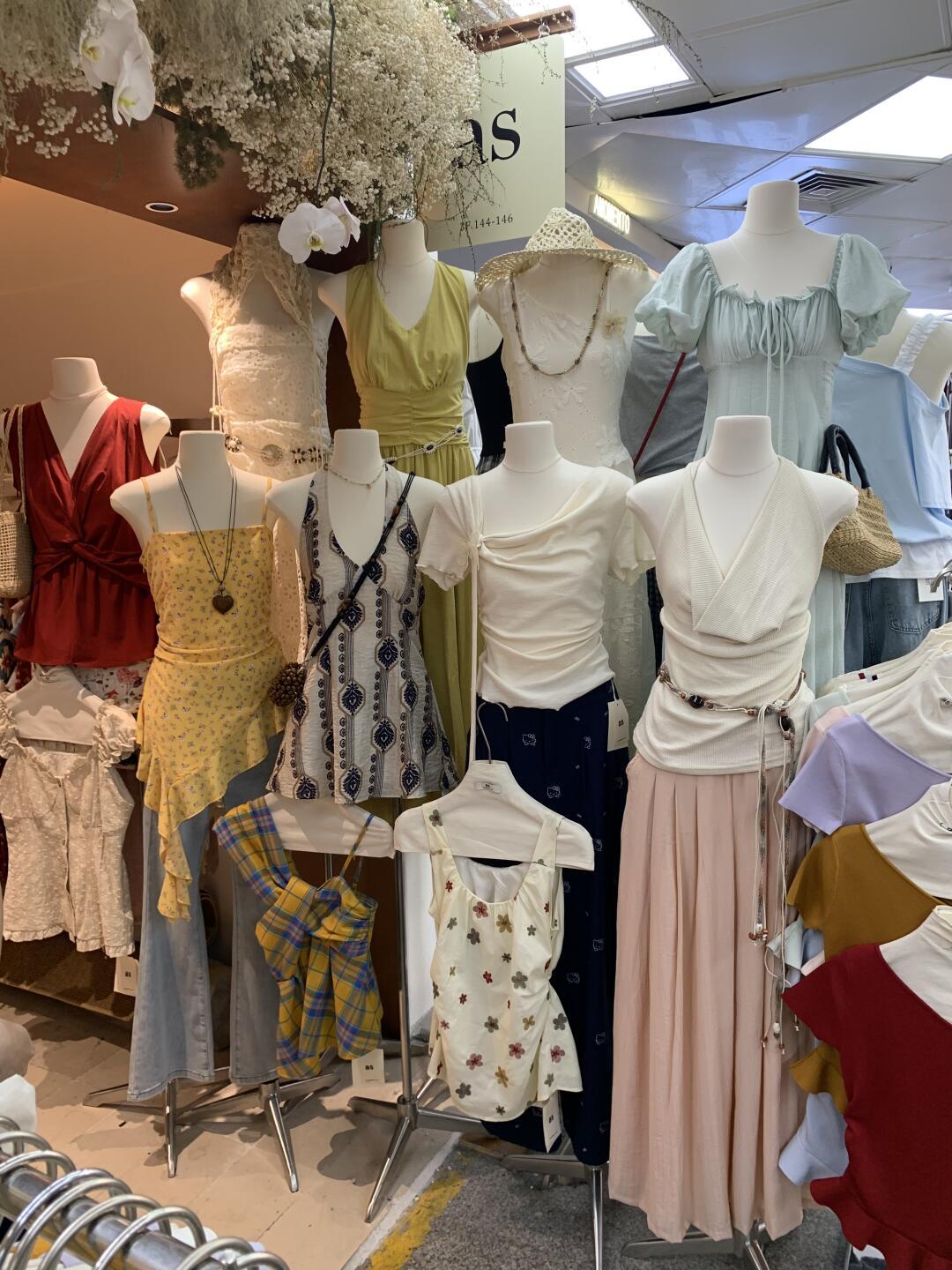 Shenzhen Nanyou first-line brand counter dress pants suit women's clothing factory store live wholesale supply