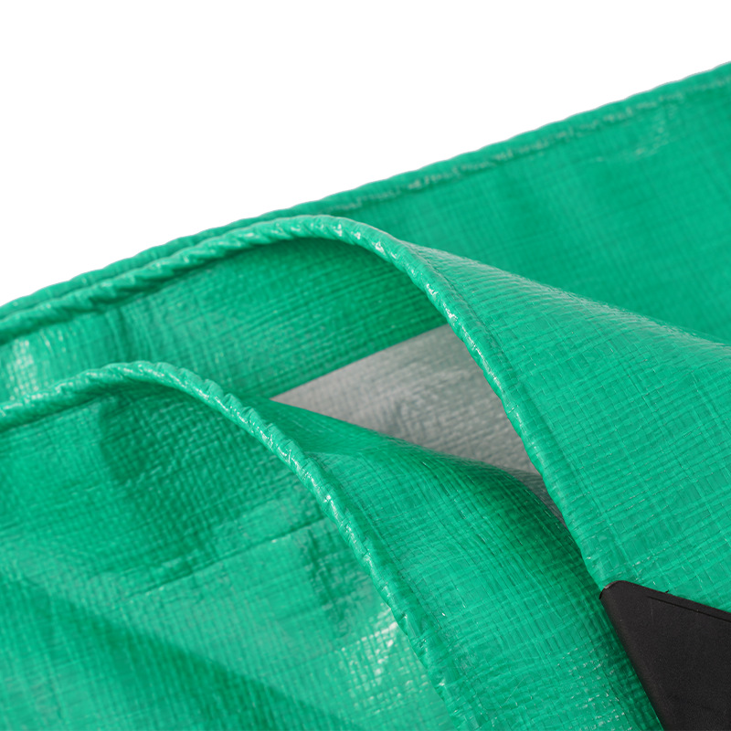 Cross-Border Green Silver Pe Tarpaulin Thickeneded Plastic Sunshade Cloth Source Factory Customized Sunscreen Coating Tarpaulin Wear-Resistant Rain Cloth