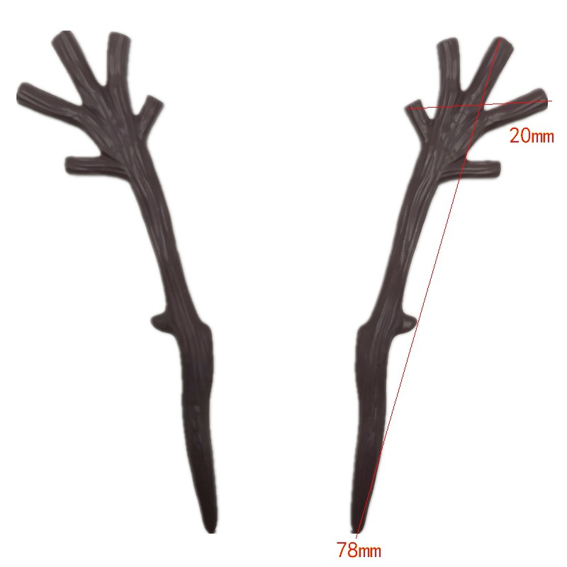 Various Model Styles of Plastic Antlers, Branches, Christmas Snowman Crafts, DIY Accessories, Pendants, Simulated Branches