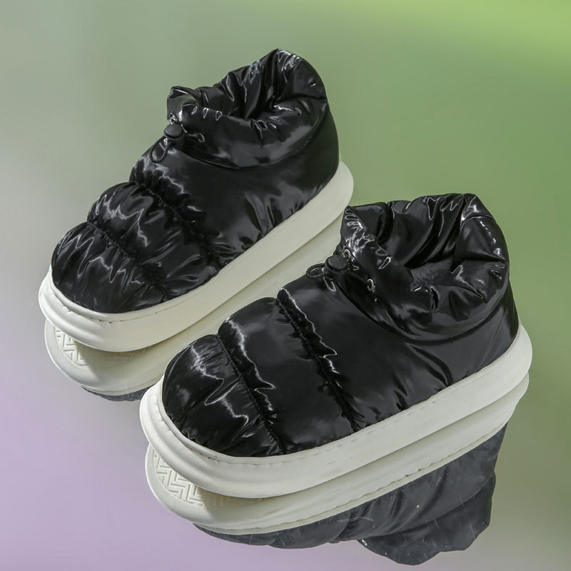 Водоотталкивающие тапочки для мужчин, зимние, теплые, для дома