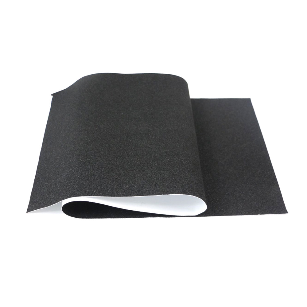 Double warped skateboard sandpaper scooter with stickers self-adhesive Emery black sandpaper sandpaper non-slip cloth self-adhesive