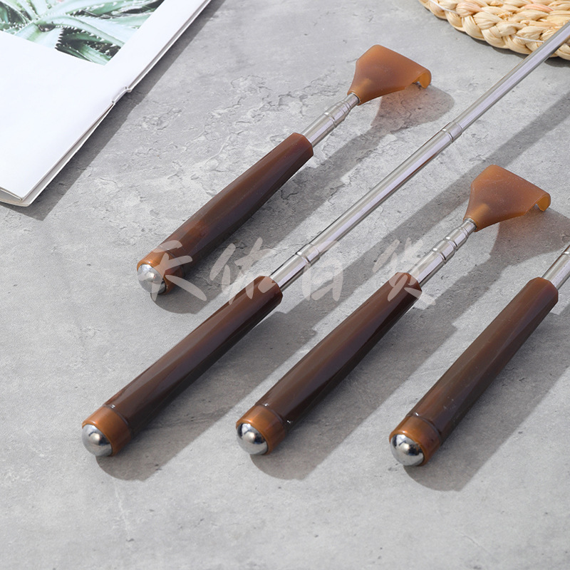 Stainless Steel Tickle Telescopic Tickle Does Not Ask for Help Home Scratch Back Tickle Rake Scratching Rake Massage Scratcher