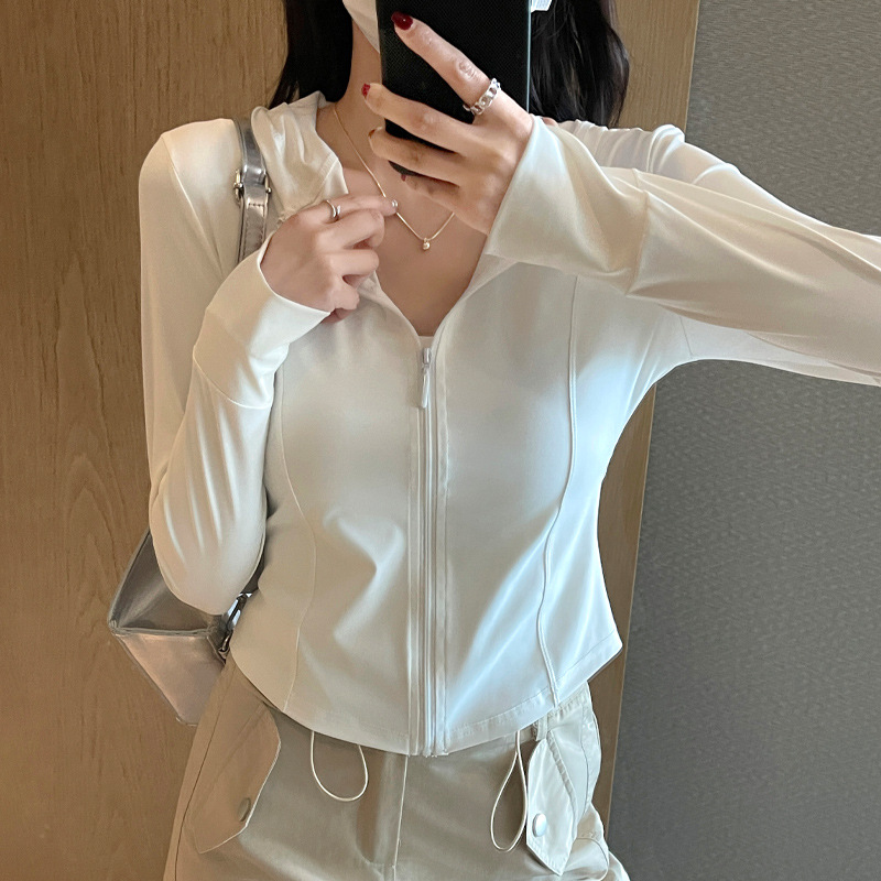 H266 Women's Sunscreen Clothing Anti-ultraviolet Summer Ice-feeling Breathable Skin Clothing Outdoor Thin Sunscreen Clothing Sports Jacket