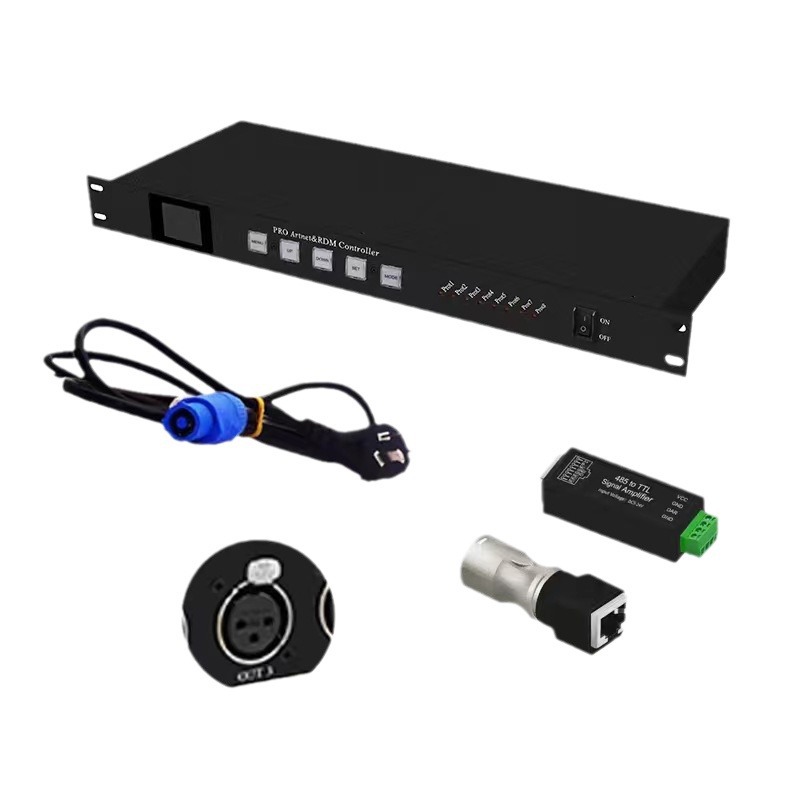 Ledartnet Protocol Supports Dmxspi Long-Distance Transmission Dancing Lighting Network Extender Console 256