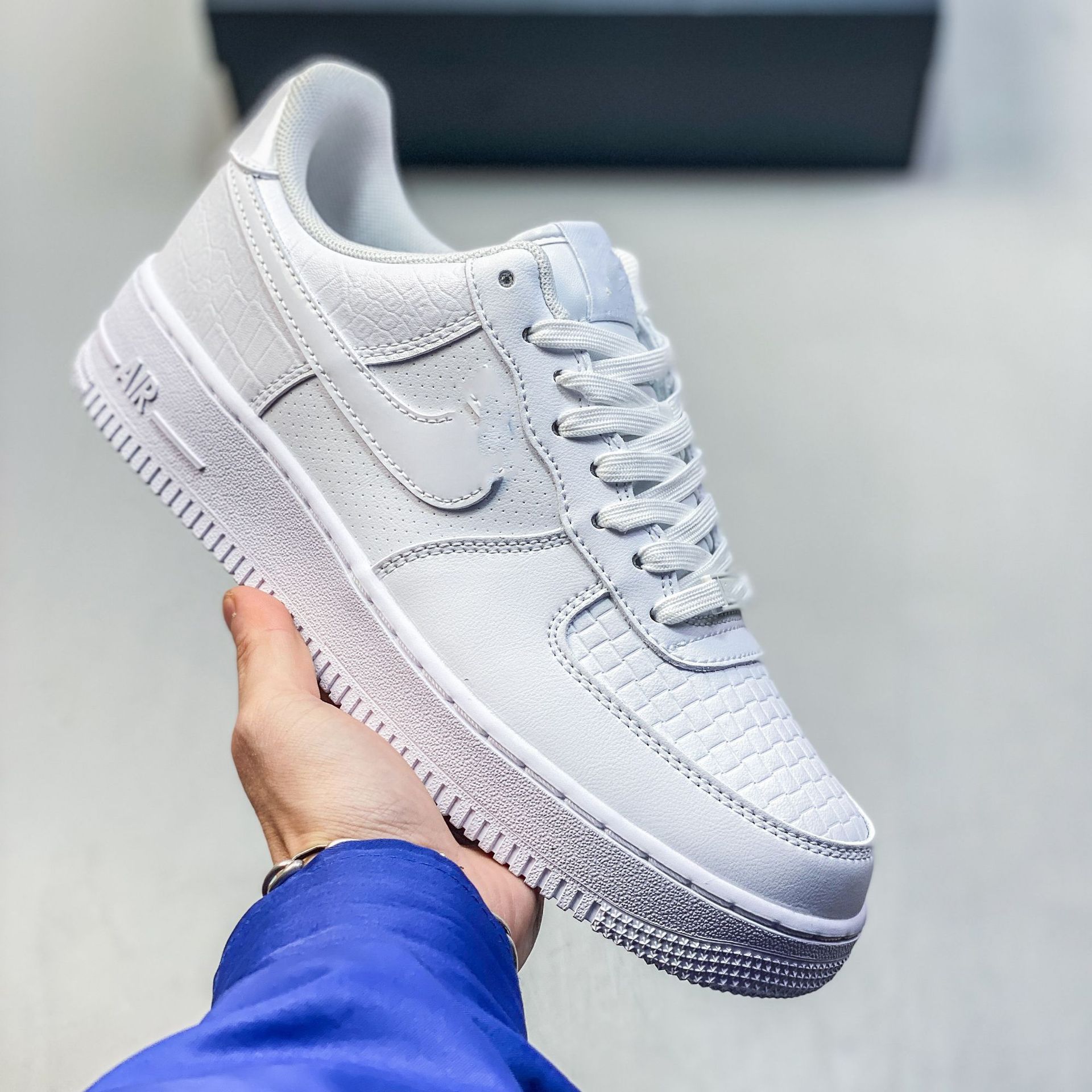 Pure Original What the La Joint Mandarin Duck Air Force One Versatile Casual Sports Sneakers for Men and Women Af1 Trendy Shoes