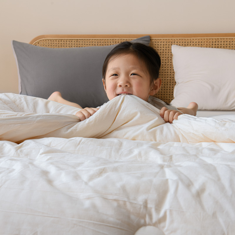 Class A raw cotton soybean quilt maternal and infant grade single double washed knitted cotton air conditioning summer cool quilt core wholesale spring and autumn quilt