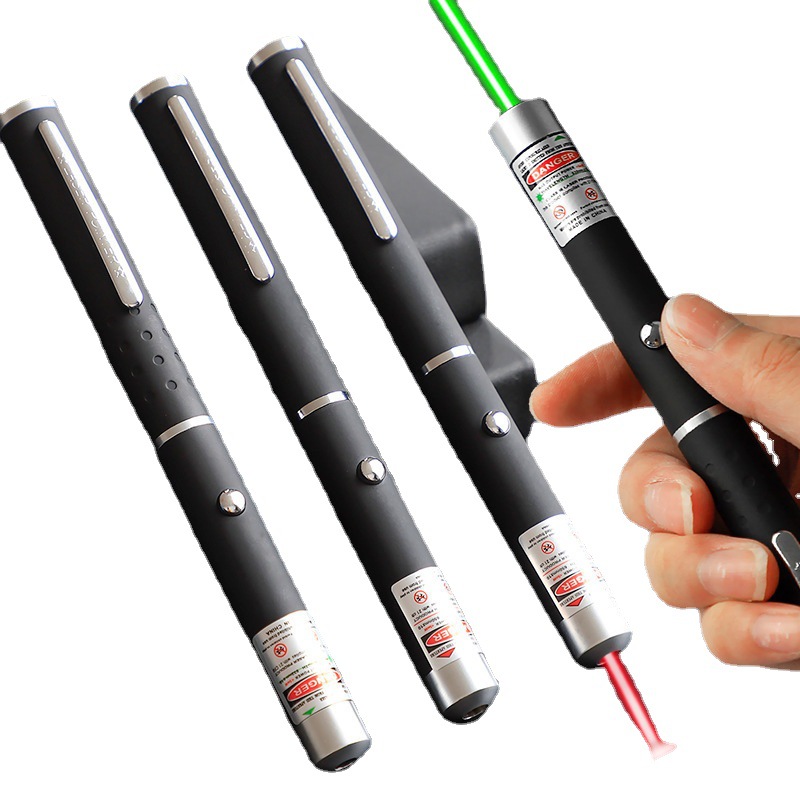 High Power Laser Pointer Strong Light Flashlight Outdoor Green Light Ultra Remote Positioning Laser Pen Sales Department Sand Table Pen