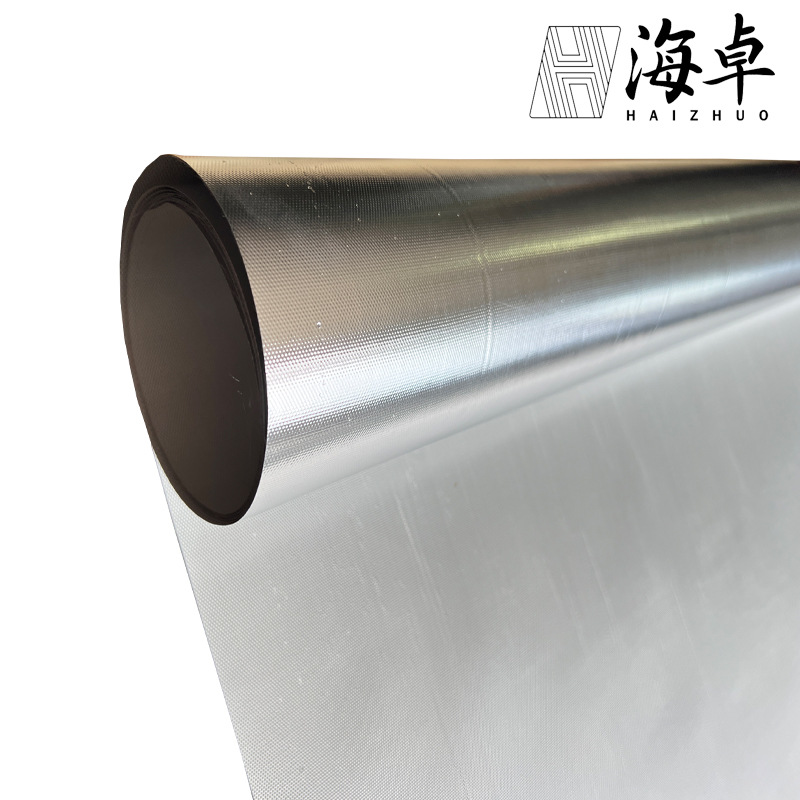 Aluminum foil cloth glass fiber composite aluminum foil anti-radiation thermal blanket glass fiber aluminum foil cloth fire insulation aluminum foil cotton cloth