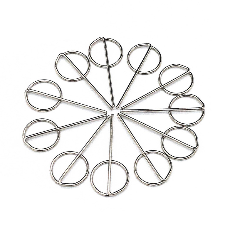 Mobile phone card pulling needle card changing needle Universal Portable Universal metal thimble non-Burr integrated SIM card taking needle