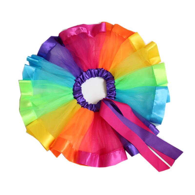 Индивидуальная юбка для девочек, юбка радуга, юбка ТУТУ для детей