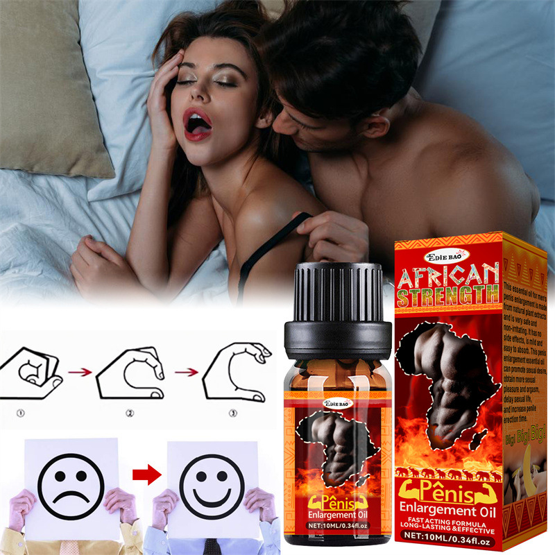 EDIE BAO Cross Border in stock English Men's Private Part Massage Essential Oil Men's External Massage xxxl10ml