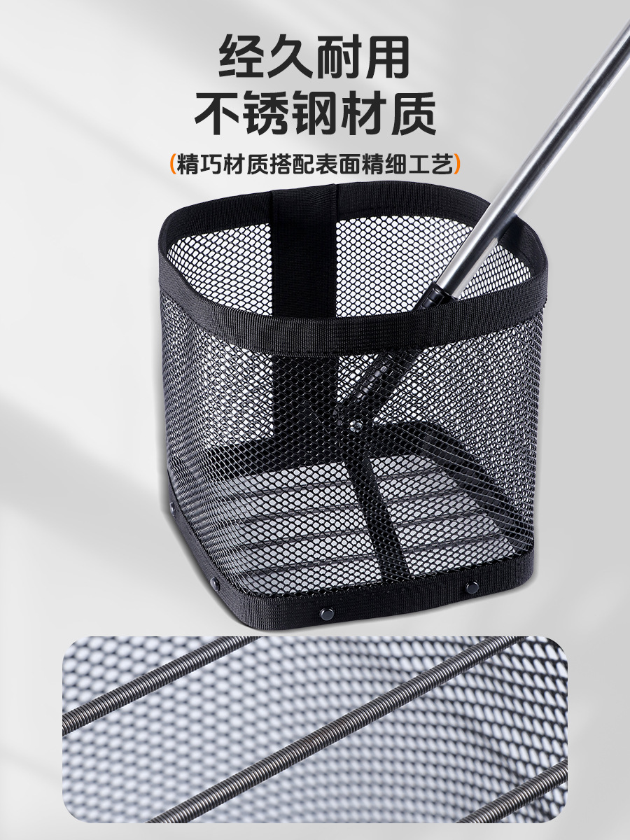 Factory direct Huisheng ping-pong ball picker enjoys a thickened version of the retractable large-capacity ball picker box a generation of hair