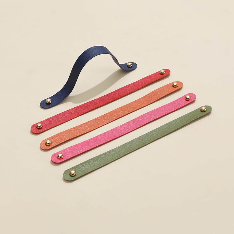 20cm Packaging Box with Gift Box Pu Single-Sided Leather Handle Speaker Handle Makeup Box Handle