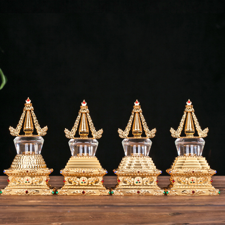 Hengjia Tathagata Zinc Alloy Open Steel Mold Sherita Bodhi Pagoda Buddha Pagoda Crystal Cover Can be Opened Factory Outlet