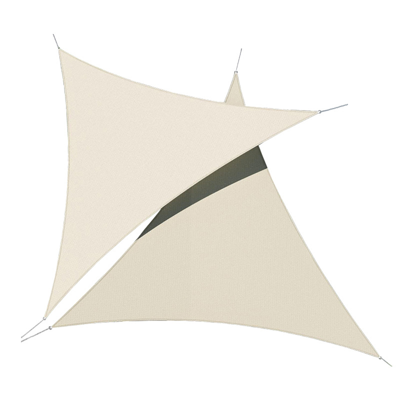Awning waterproof triangular shade cloth quadrangular outdoor canopy camping swimming pool courtyard rainproof shade sail
