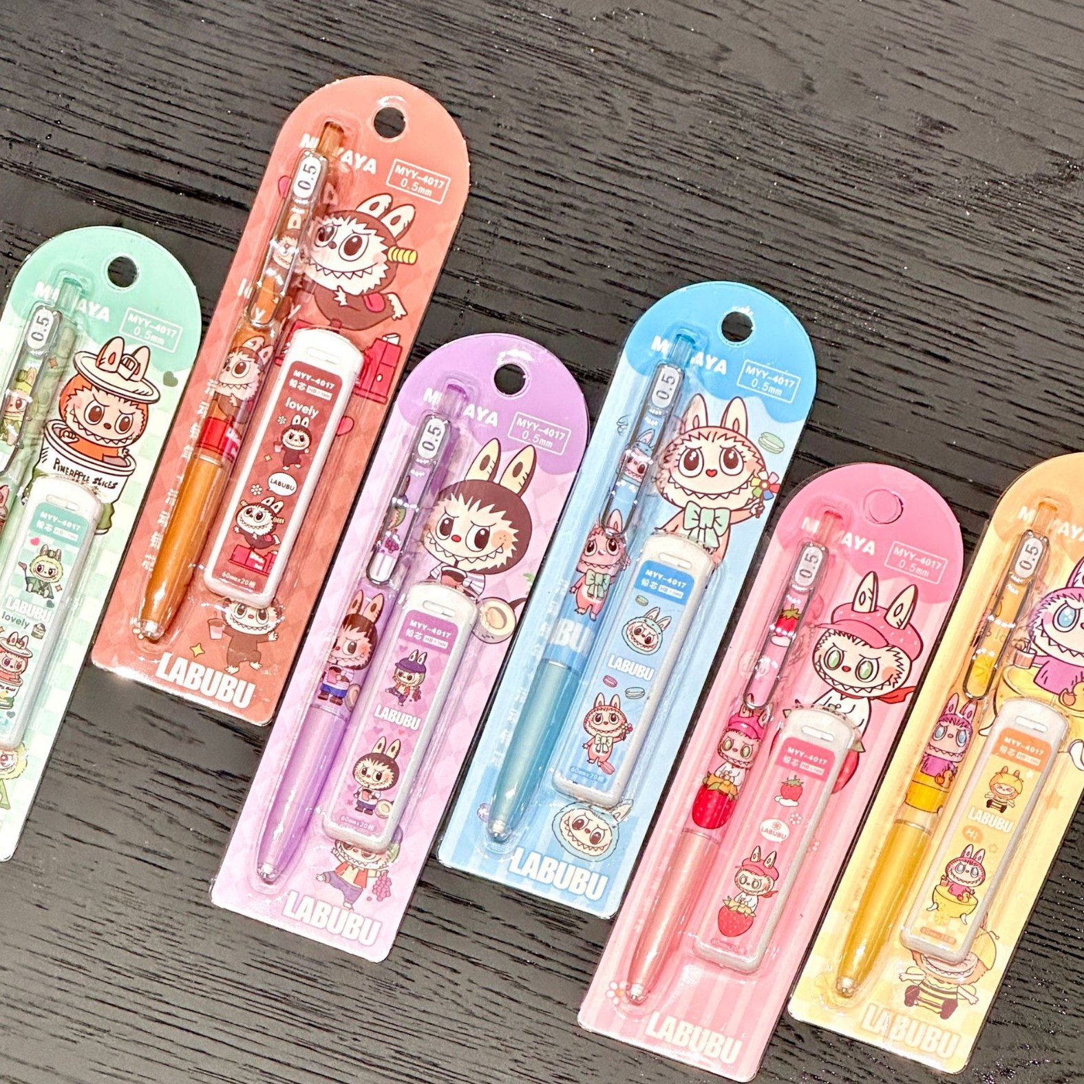 MIYAYA4017 new pull cloth activity pencil high color value cute funny students writing is not easy to break the pencil