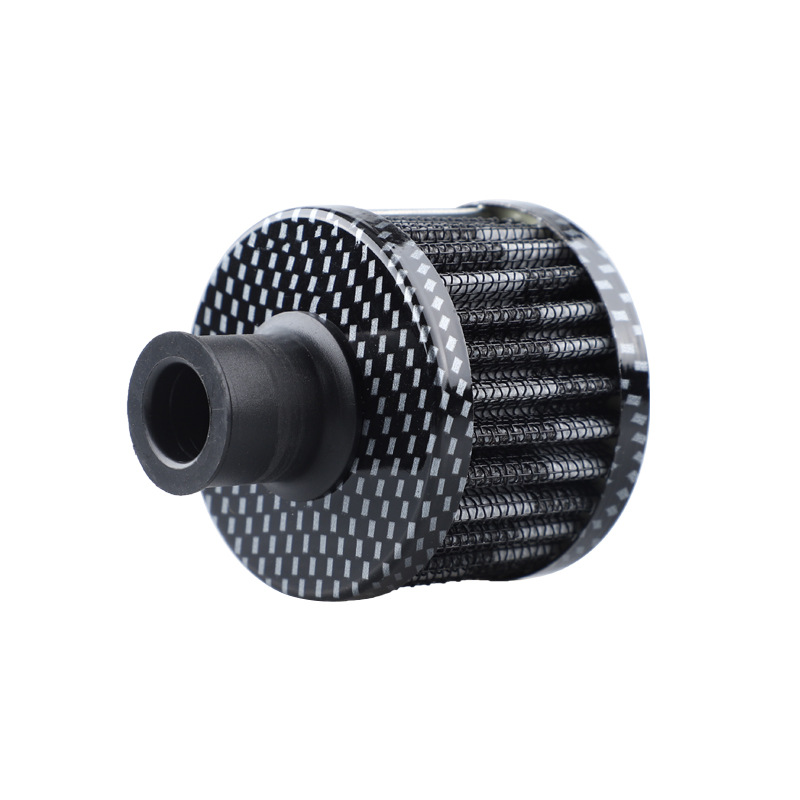 Car modified air filter 12mm small mushroom head air filter high flow mushroom head exhaust pipe filter