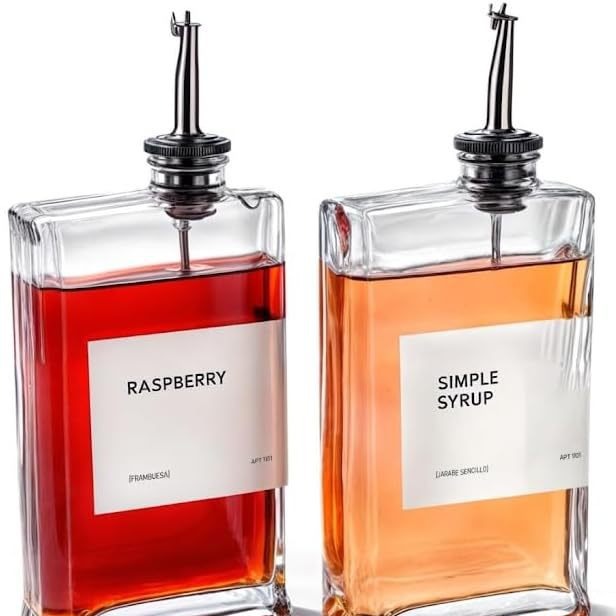 500 мл стеклянная бутылка, 16.9 унций, кристально белая, 350 мл, бутылка для соуса, масла и уксуса с дозатором