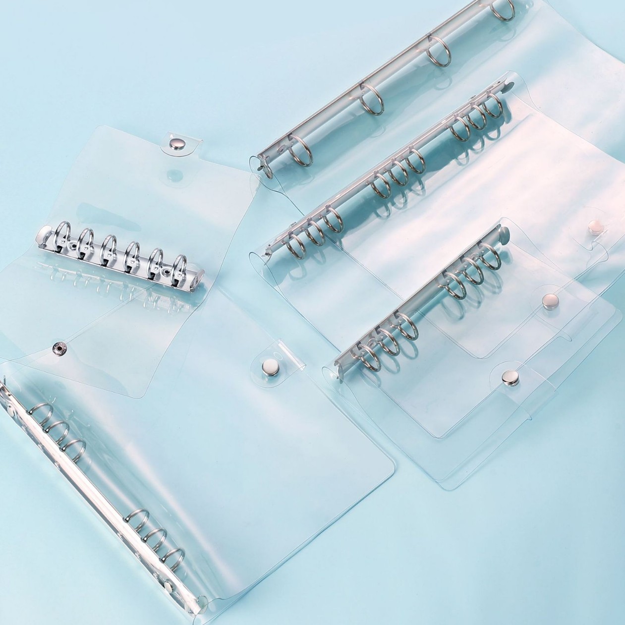 Manufacturers loose-leaf book shell notebook simple PVC hand ledger A5A6A4A7B5 transparent loose-leaf book