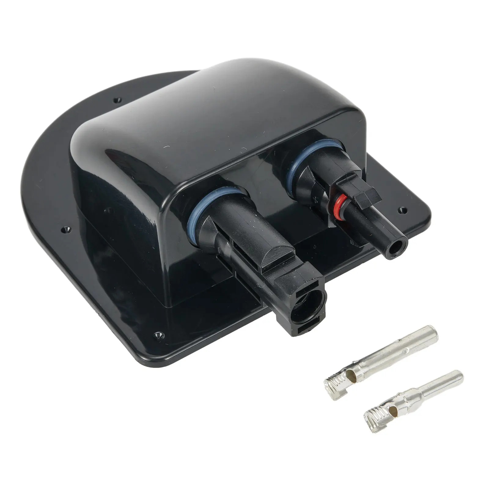 Фотовольтаический соединитель водонепроницаемая коробка двойное отверстие ABS фотовольтаическая RV соединительная коробка водонепроницаемая коробка для крыши RV