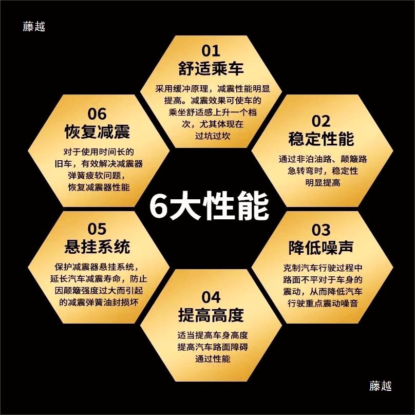 Modified Air Suspension Air Bag Shock Absorber Chassis Raised Body Buffer Air Bag Spiral Spring Bottom Air Nozzle