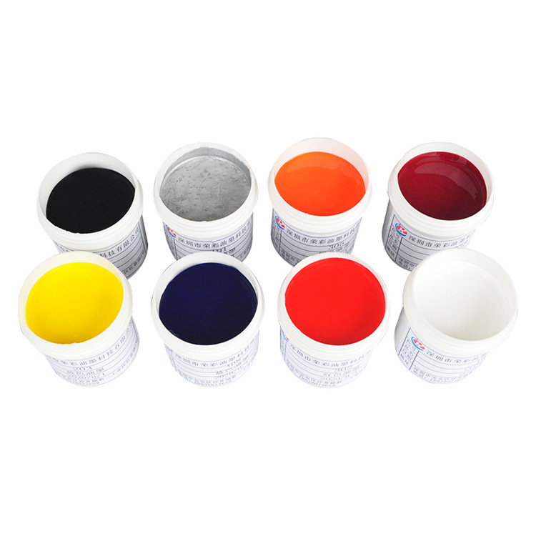 No-Bake Self-Drying Screen Printing Glass Black and White Ink Pad Printing Ceramic Concrete Baking Ink Scratch-Resistant Shenzhen Factory