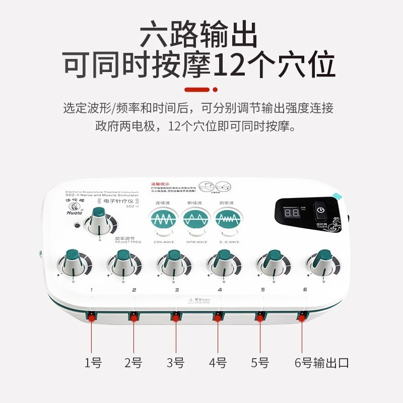 Hua Tuo Brand Electronic Acupuncture Instrument SDZ-II New Electroacupuncture Instrument Medical Meridian Pulse Electrotherapy Physiotherapy Instrument Acupuncture Instrument