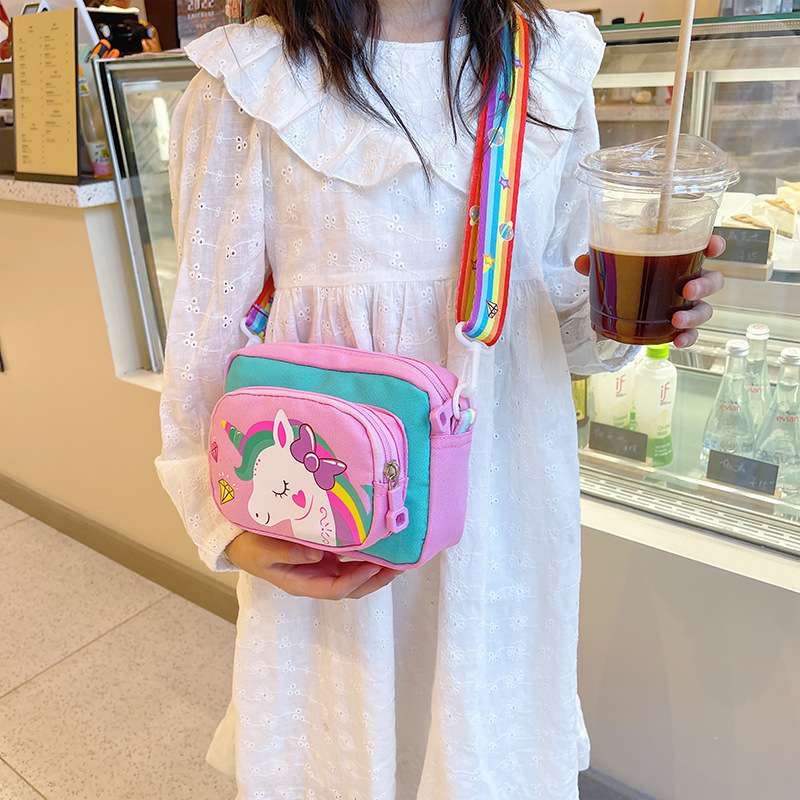 2024 cute kindergarten new children's shoulder bag boy's shoulder bag cartoon girl backpack baby satchel