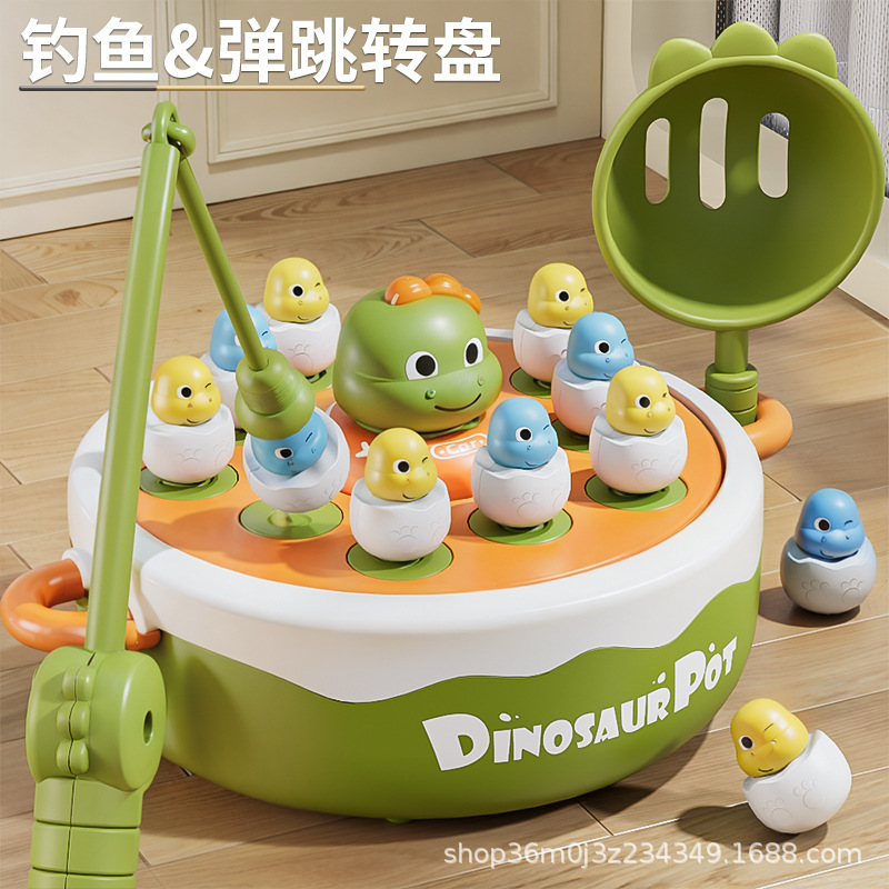 Кросс-бордерная электрическая музыкальная игрушка, маленький динозавр, интерактивная игра для детей