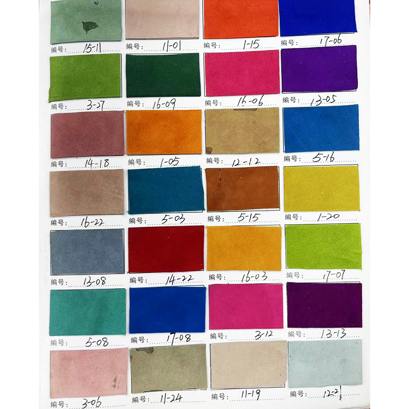 Genuine Goatskin Suede Goatskin Spot Wholesale 0.8mm Light and Soft Shoe Materials Clothing Goatskin Suede Goatskin