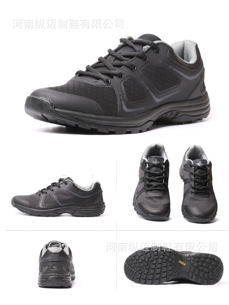 New Physical Training Shoes Men's Training Shoes Summer Black Sports Running Shoes Breathable Hiking Rubber Shoes Release Shoes