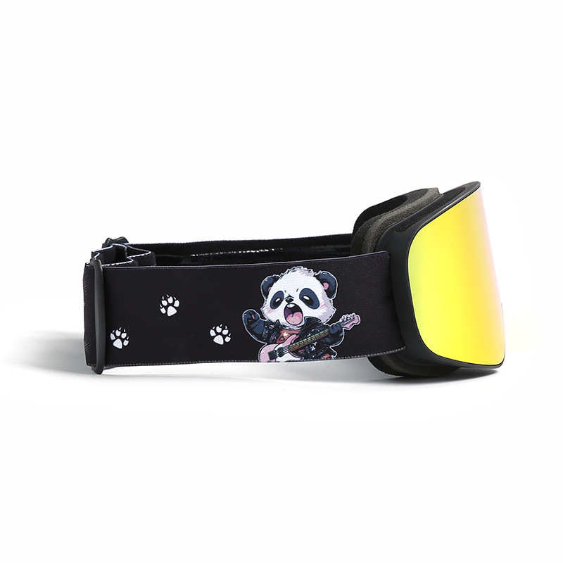 Comprehensive True Film Ski Glasses Revo Double-Layer Anti-Fog Goggles Snow Goggles Can Be Clipped Myopia/Hx35 Kidsren