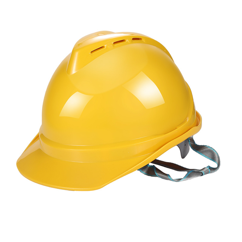 ABS GB breathable site safety helmet free printing construction helmet safety protection thickened anti-collision cap