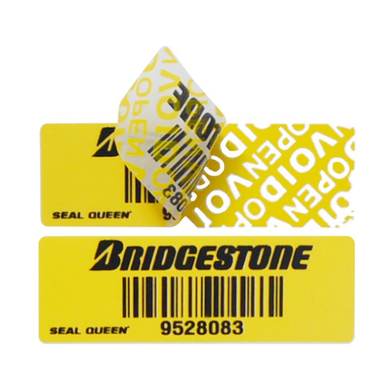 Manufacturer Wholesale Anti-Tamper Self-Adhesive Sticker Strip Code Anti-Counterfeiting Flowing Number Label Special Edition Production Design Label