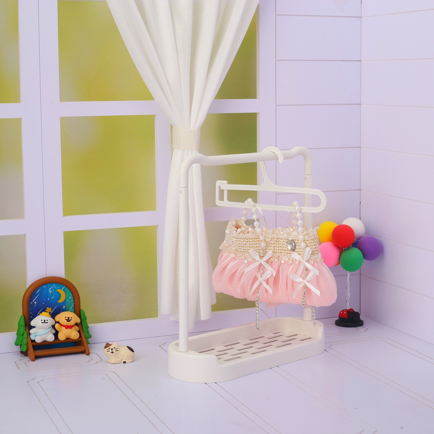 Cotton Doll Clothes Hanger BJD Doll Doll Clothes 10/15/20cm Doll Clothes Display Rack Toy Clothes Clothing
